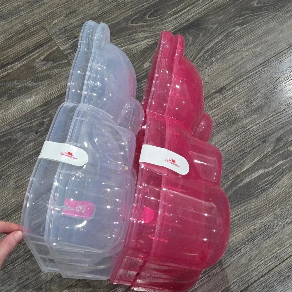 New Way to Celebrate Valentines Day Gummy Bear Containers Set of 2 SHIPS FAST‎